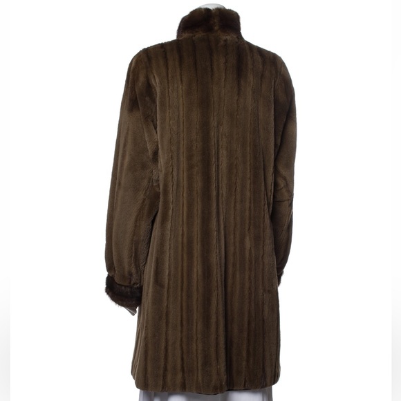 Gartenhaus Furs, Reversible Sheared Mink 3/4 Length Fur Coat, Sz Medium, EUC - Picture 2 of 13